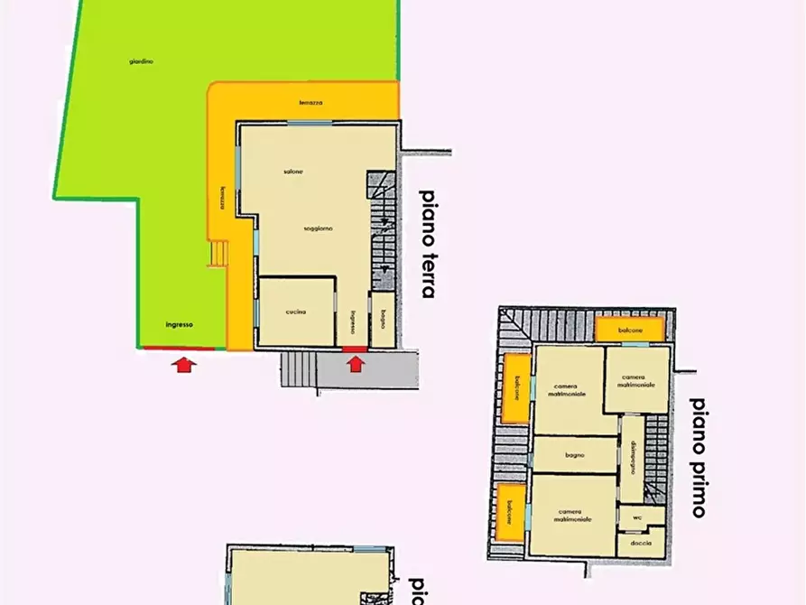 Immagine 25 di Casa trifamiliare in vendita  a Massa