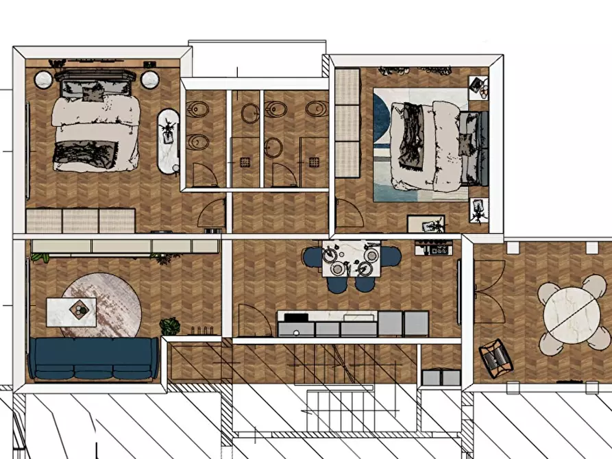 Immagine 7 di Appartamento in vendita  a Camaiore