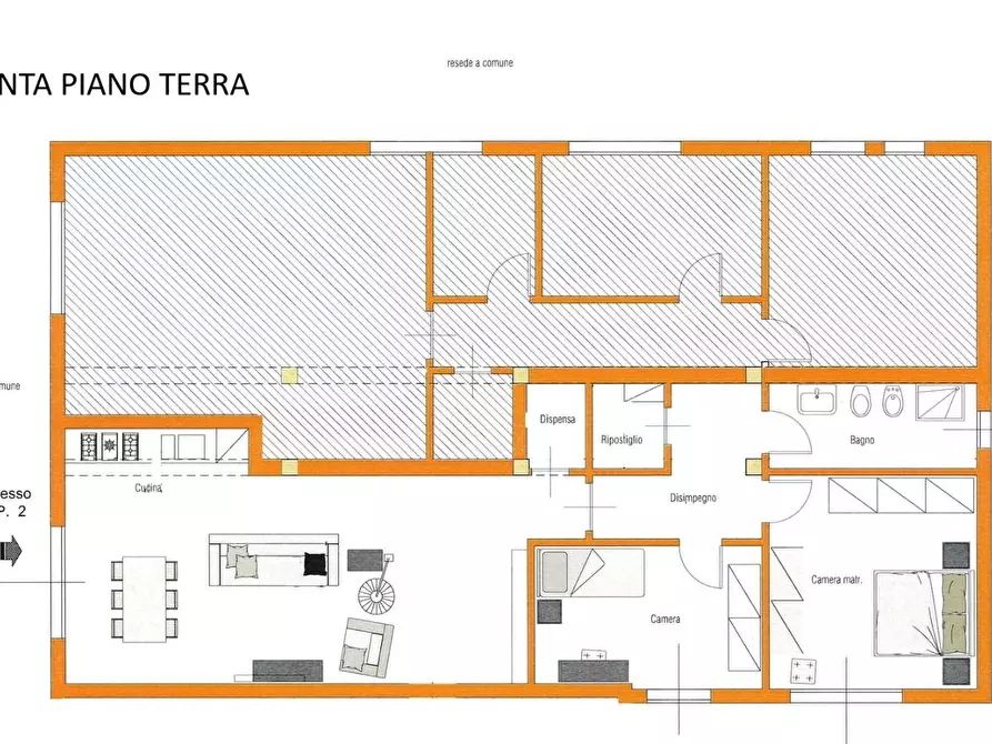 Immagine 8 di Appartamento in vendita  a Certaldo