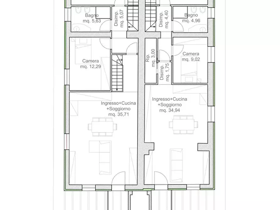 Immagine 15 di Casa bifamiliare in vendita  a Capannori