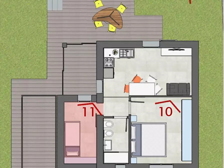 Immagine 2 di Villa in vendita  a San Giuliano Terme