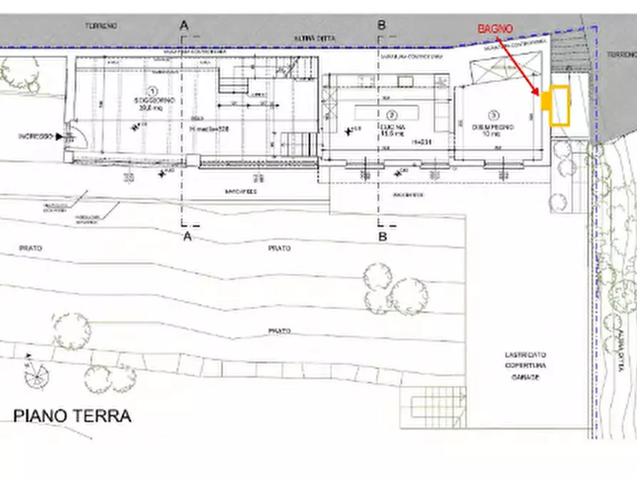 Immagine 4 di Villa in vendita  a Torino