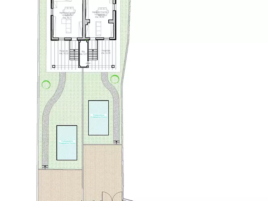 Immagine 7 di Casa bifamiliare in vendita  a Capannori