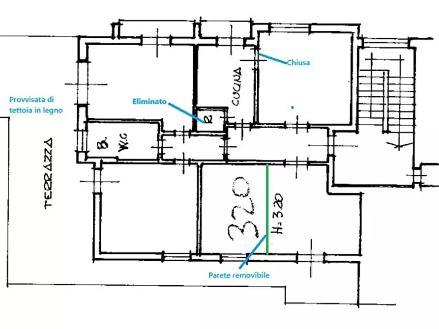 Immagine 13 di Mansarda in vendita  a Pisa