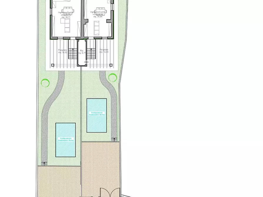 Immagine 9 di Casa bifamiliare in vendita  a Capannori