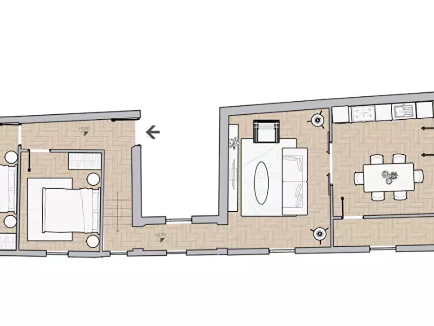 Immagine 10 di Appartamento in vendita  a San Miniato