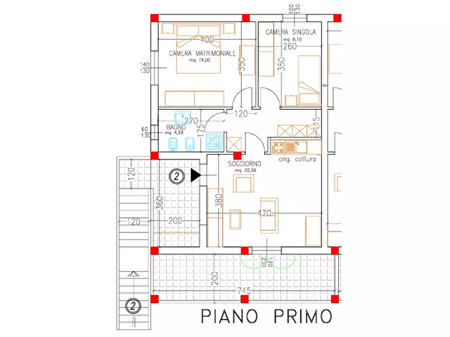 Immagine 1 di Casa trifamiliare in vendita  a Grosseto