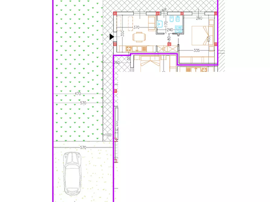 Immagine 1 di Casa trifamiliare in vendita  a Grosseto