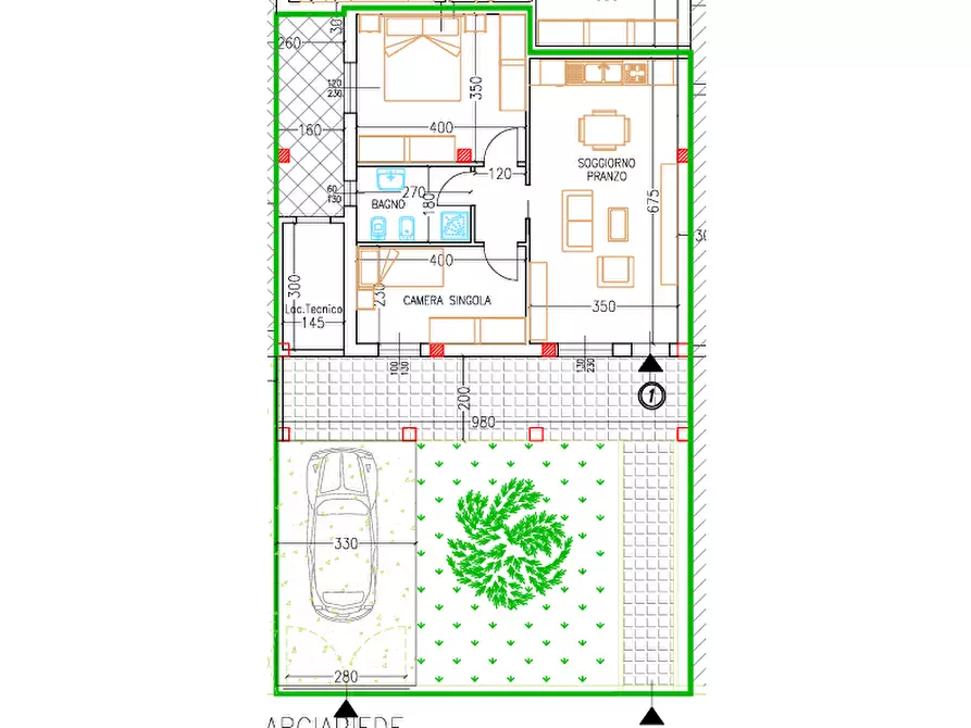 Immagine 1 di Casa trifamiliare in vendita  a Grosseto