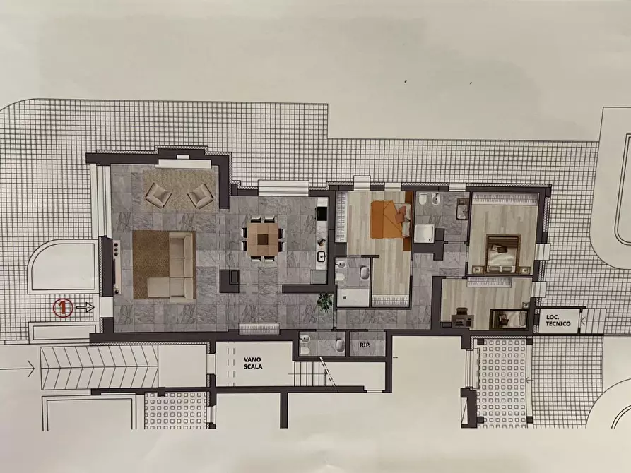 Immagine 2 di Appartamento in vendita  a Empoli