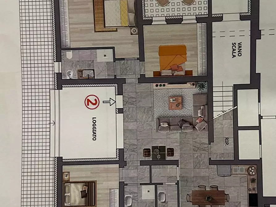 Immagine 8 di Appartamento in vendita  a Empoli