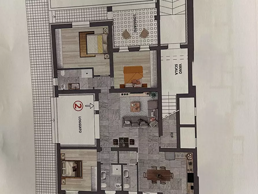 Immagine 6 di Appartamento in vendita  a Empoli