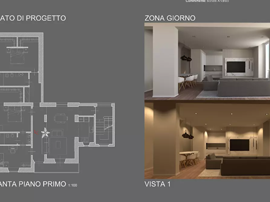 Immagine 9 di Mansarda in vendita  a Lucca