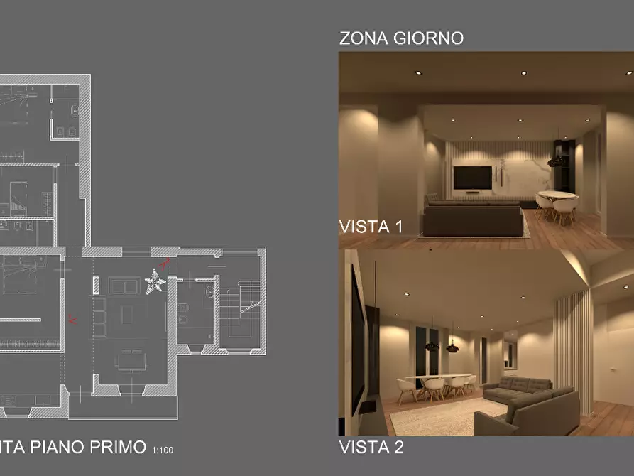 Immagine 8 di Mansarda in vendita  a Lucca