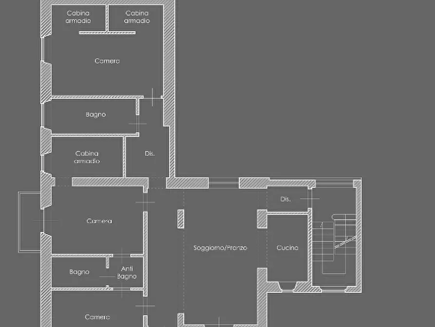 Immagine 11 di Mansarda in vendita  a Lucca