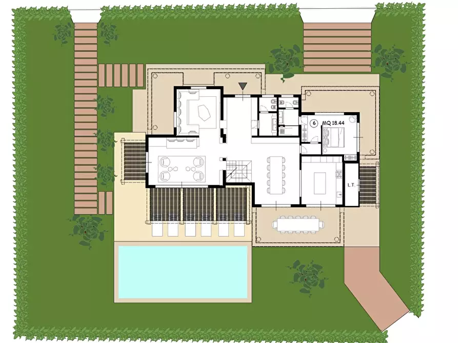 Immagine 13 di Villa in vendita  a Forte Dei Marmi