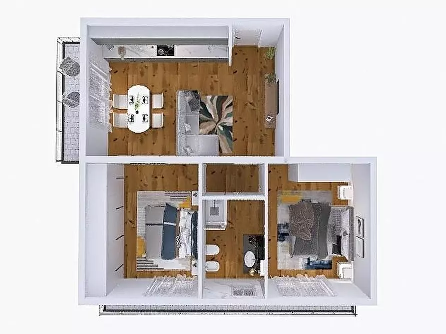 Immagine 3 di Appartamento in vendita  a Pistoia