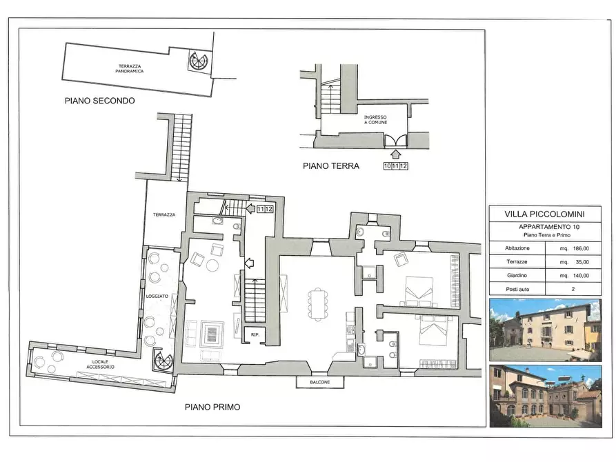 Immagine 2 di Appartamento in vendita  a Siena
