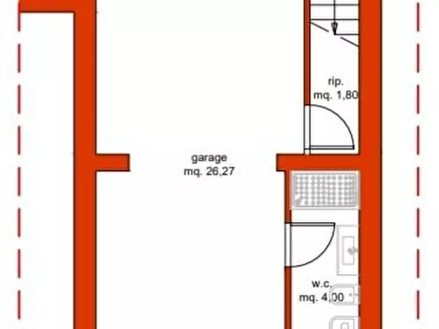 Immagine 2 di Terratetto in vendita  a Castelfranco Di Sotto