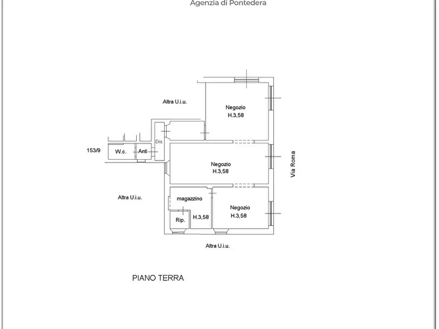 Immagine 6 di Locale commerciale in affitto  a Pontedera