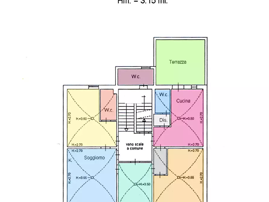 Immagine 39 di Appartamento in vendita  a Cecina