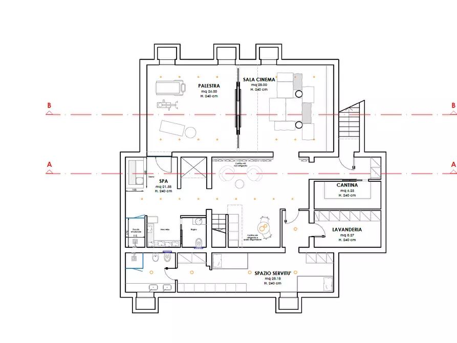 Immagine 6 di Villa in vendita  a Forte Dei Marmi