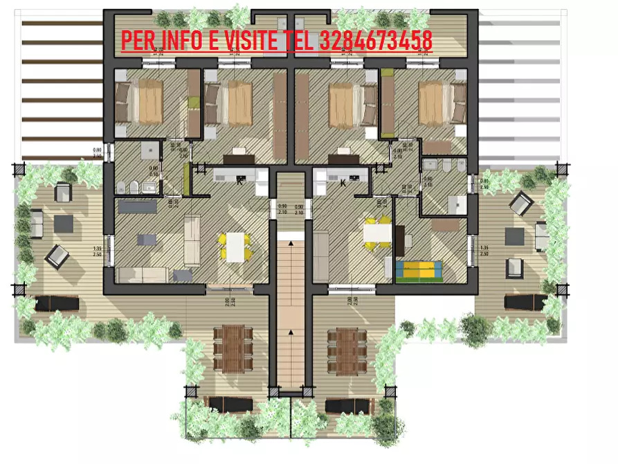 Immagine 4 di Casa quadrifamiliare in vendita  a Grosseto