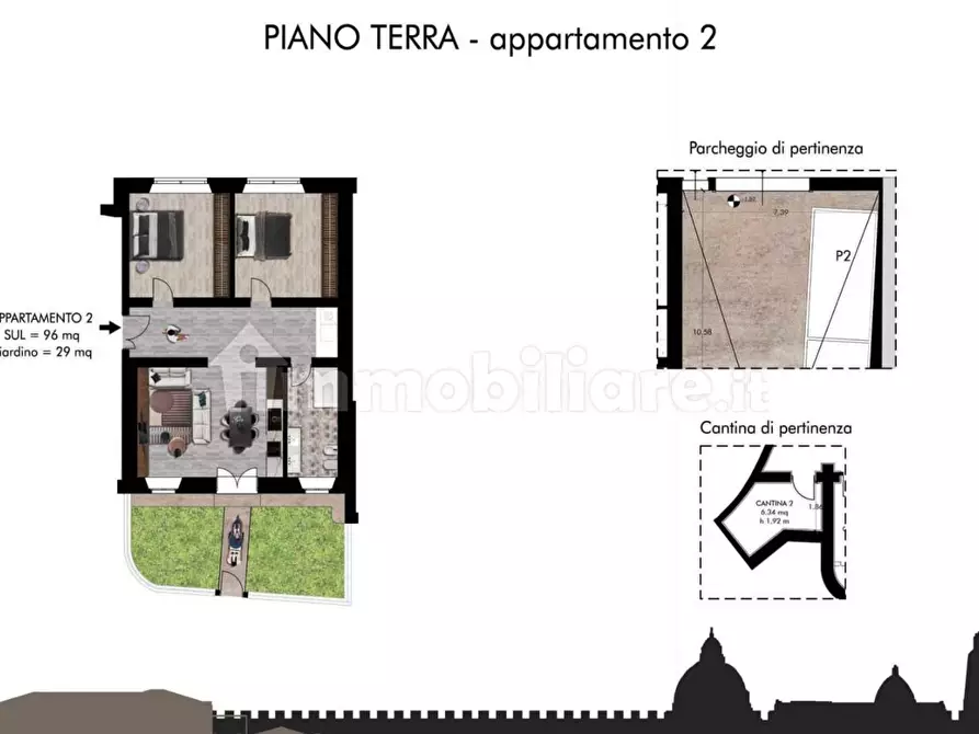 Immagine 3 di Appartamento in vendita  a Pisa