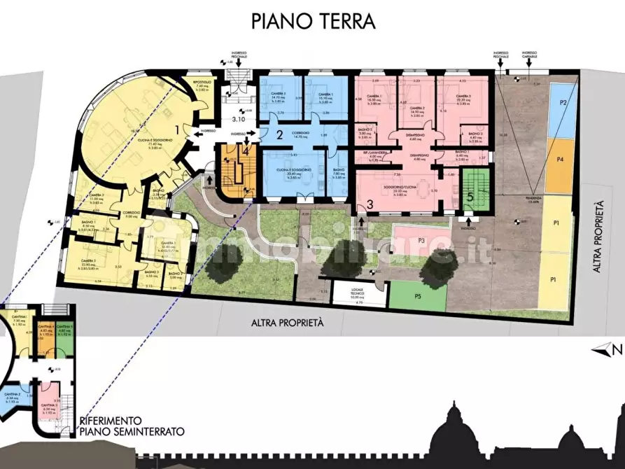 Immagine 8 di Appartamento in vendita  a Pisa