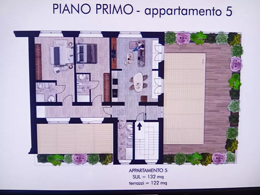 Immagine 3 di Appartamento in vendita  a Pisa