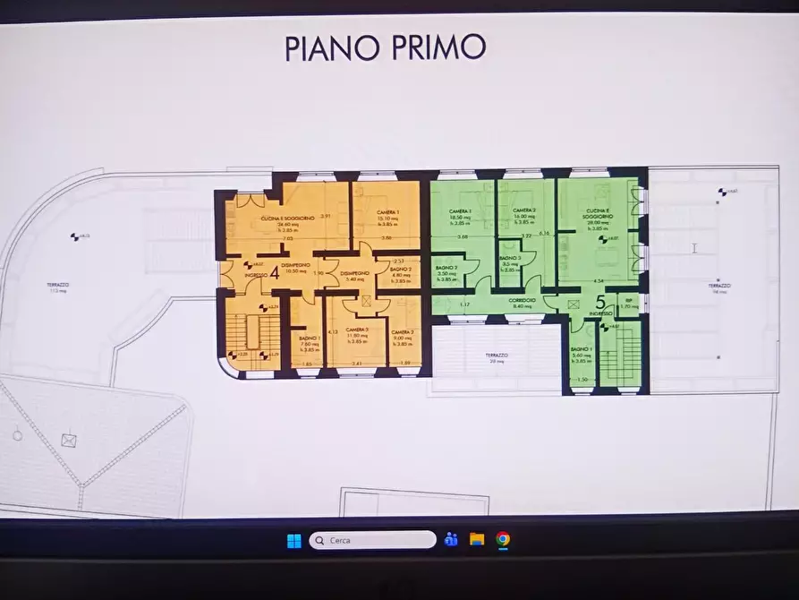 Immagine 4 di Appartamento in vendita  a Pisa