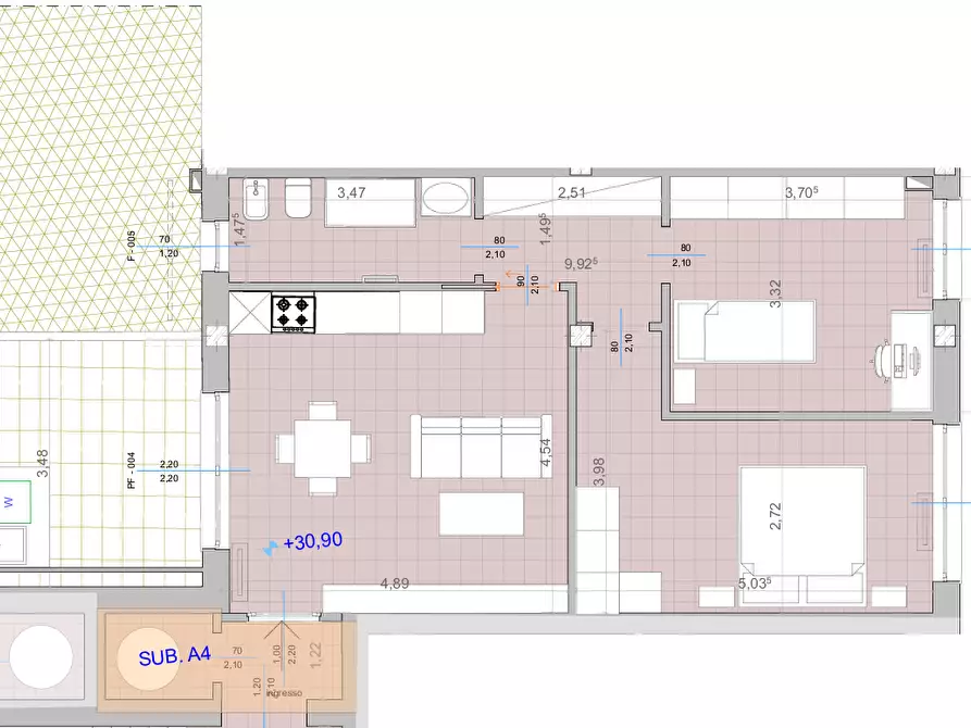 Immagine 3 di Appartamento in vendita  a Capraia E Limite