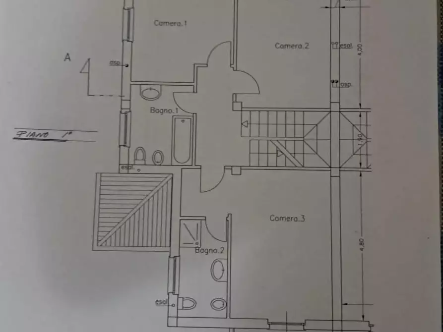 Immagine 12 di Casa bifamiliare in vendita  a Carrara