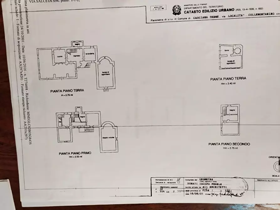 Immagine 43 di Casa colonica in vendita  a Casciana Terme Lari