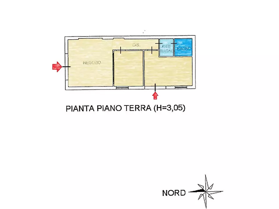 Immagine 1 di Locale commerciale in vendita  a Lucca