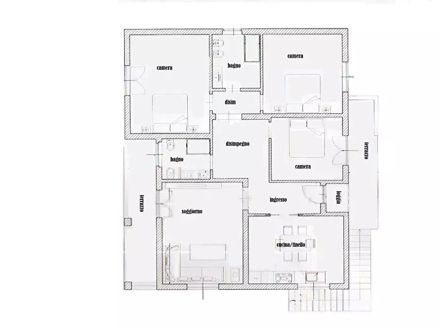Immagine 4 di Appartamento in vendita  a Camaiore