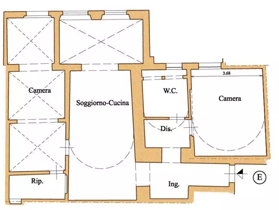 Immagine 8 di Appartamento in affitto  a Cascina