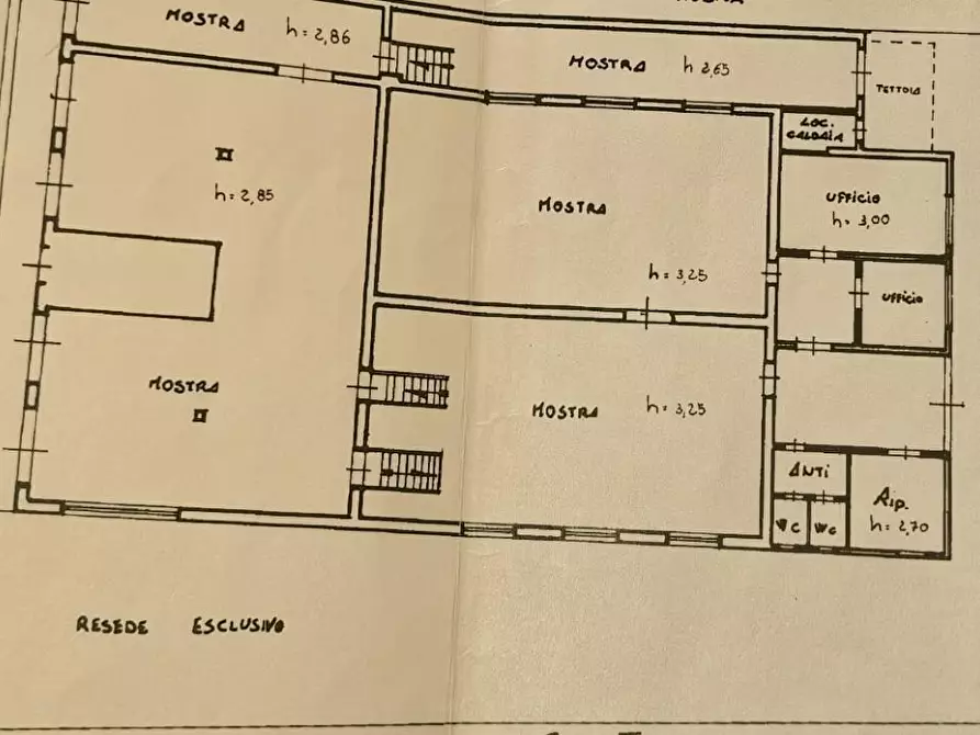 Immagine 1 di Capannone industriale in vendita  a Buti