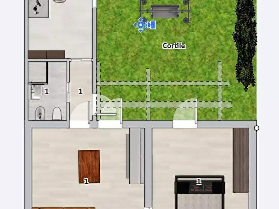 Immagine 1 di Appartamento in vendita  a Pontedera