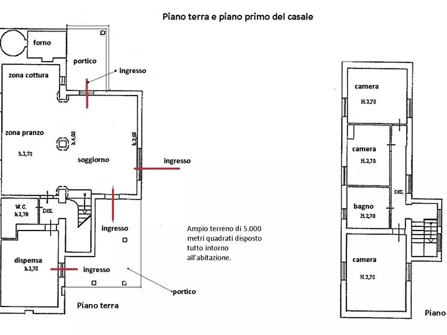 Immagine 77 di Casa colonica in vendita  a Camaiore