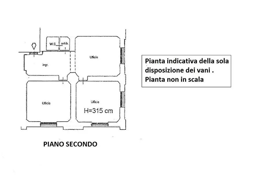 Immagine 2 di Ufficio in affitto  a Pisa
