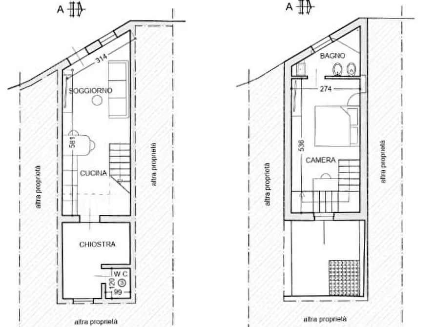 Immagine 3 di Terratetto in vendita  a Cascina