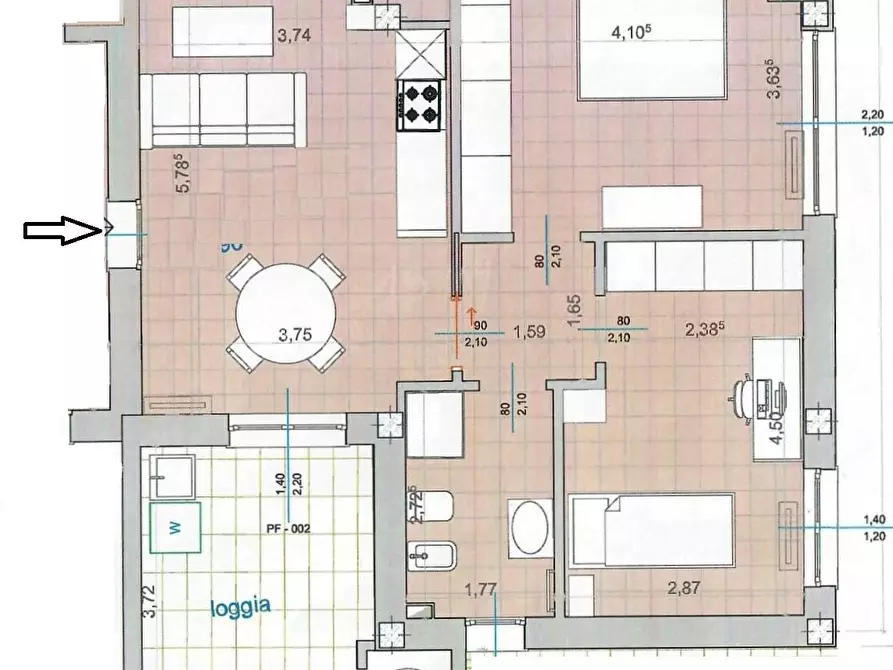 Immagine 12 di Appartamento in vendita  a Capraia E Limite