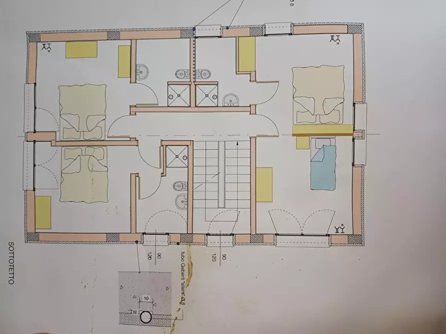 Immagine 2 di Villa in vendita  a Capannori