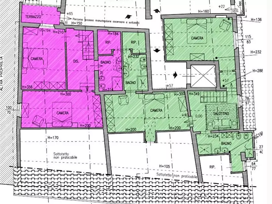 Immagine 3 di Terreno residenziale in vendita  a Lucca