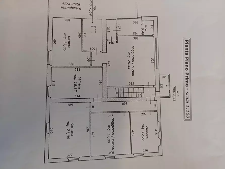 Immagine 3 di Casa semindipendente in vendita  a Pescaglia