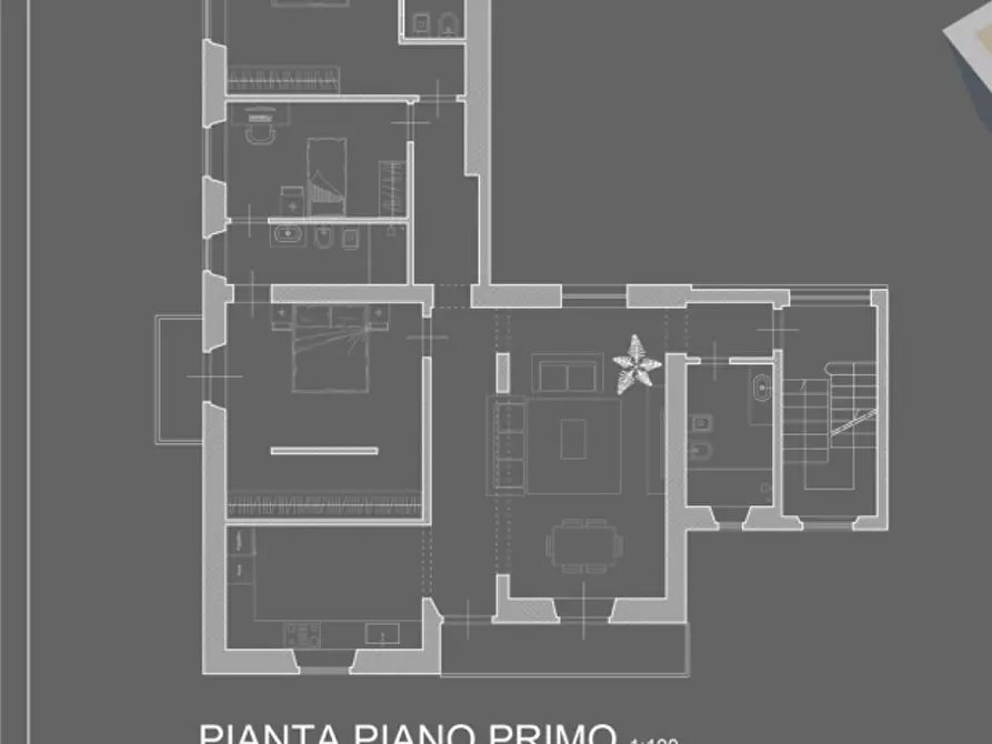 Immagine 5 di Appartamento in vendita  a Lucca