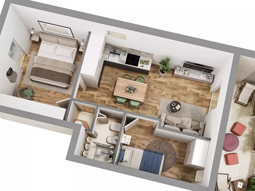 Immagine 1 di Casa quadrifamiliare in vendita  a Cecina