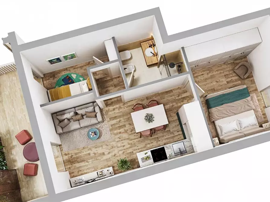 Immagine 1 di Casa quadrifamiliare in vendita  a Cecina