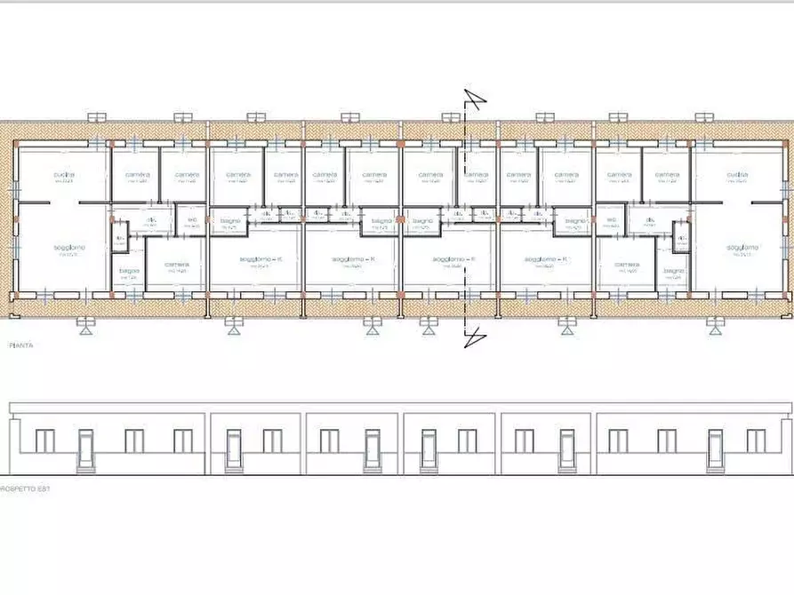 Immagine 3 di Villetta a schiera in vendita  a Pisa